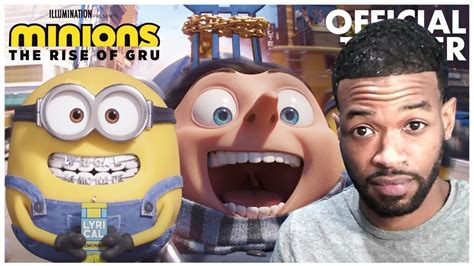 Minions The Rise Of Gru The Lyrical Lemonade Trailer Feat Yeat Rich Minion Reaction