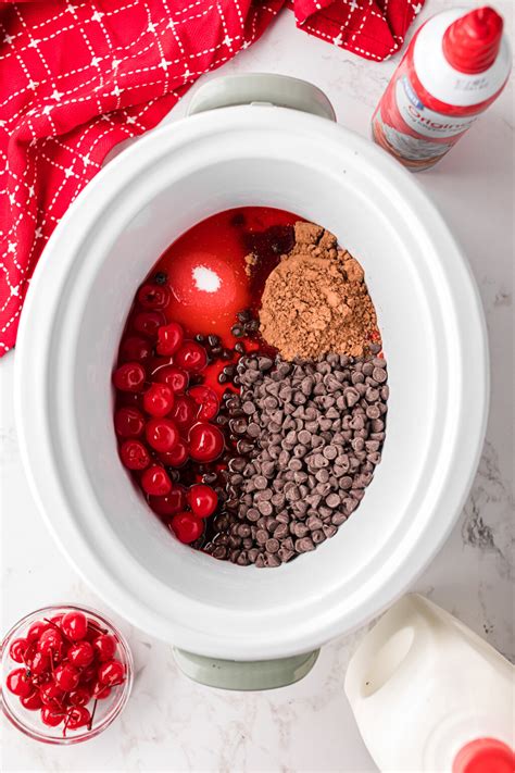 Chocolate Covered Cherry Hot Chocolate The Magical Slow Cooker