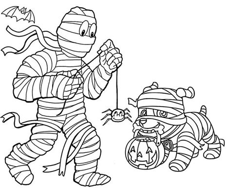 Coloring Pages Paw Patrol - Halloween