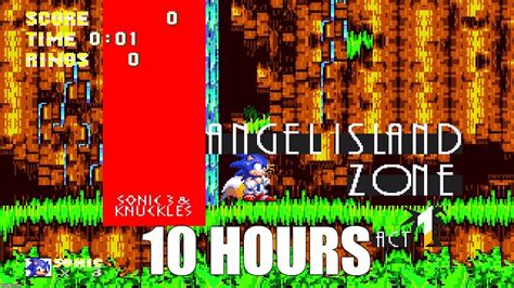 Sonic 3 Angel Island Zone Act 1 Extended 10 Hours Youtube