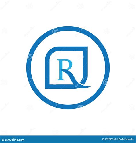 Letter R Logo Template Vector Icon Design Stock Vector Illustration