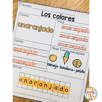 Los Colores Colors In Spanish By Jorja S Dual Language Classroom