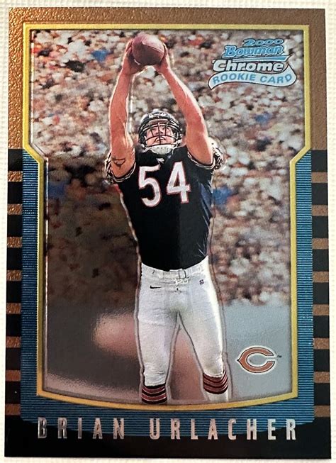 Bowman Chrome Brian Urlacher Rookie Hall Of Fame Chicago