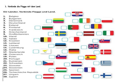 Europa L Nder Deutsch Daf Arbeitsbl Tter Pdf Doc