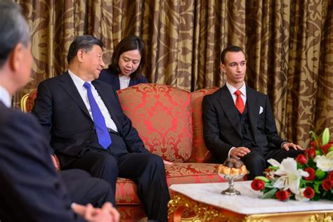 Maroc Chine Sar Le Prince H Ritier Moulay El Hassan Re Oit Xi Jinping