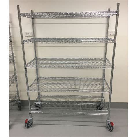 Chrome Wire Trolley Units National Surgical Corporation