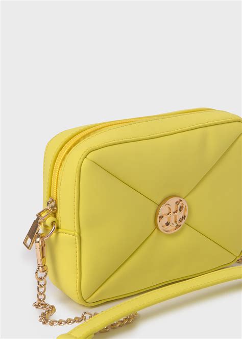 Bolso acolchado logo niña Amarillo Abel Lula