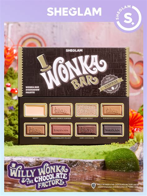 Willy Wonka SHEGLAM Paleta De Sombras Barra