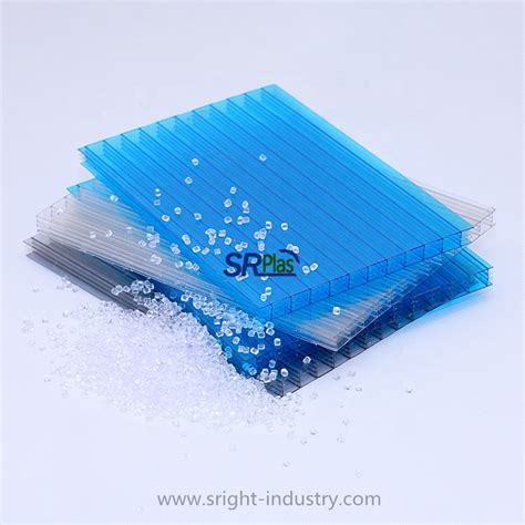 100 Virgin Bayer Makrolon Polycarbonate Hollow Sheets UV Protection