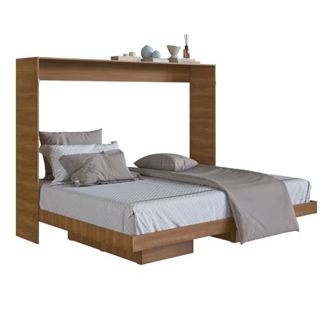 Cama Articulável Horizontal Casal 140 Dallas Nogal Art In MadeiraMadeira