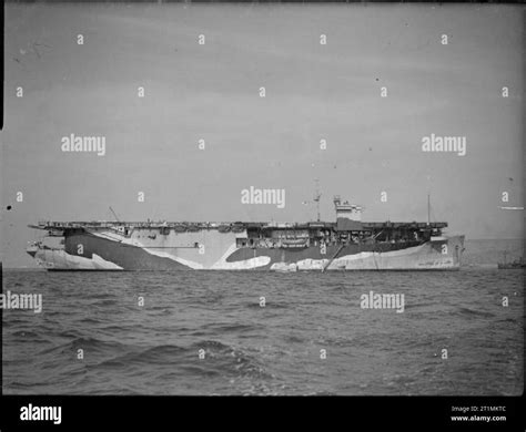 The Royal Navy During The Second World War Hms Biter Moored At Greenock