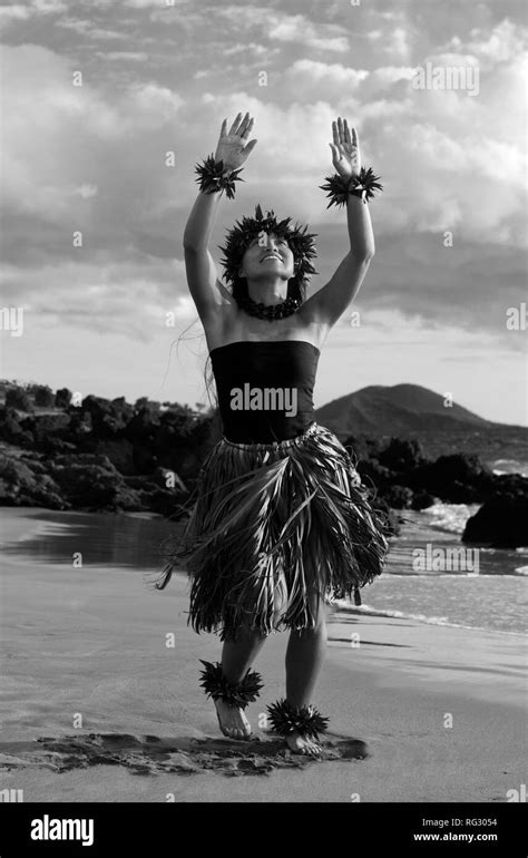 Hawaii tropical Black and White Stock Photos & Images - Alamy