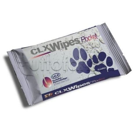 Clx Wipes Pocket Salviette Veterinarie Per Cani E Gatti 20 Pezzi