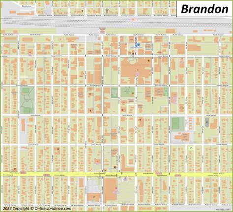 Brandon Map | Manitoba, Canada | Detailed Maps of Brandon