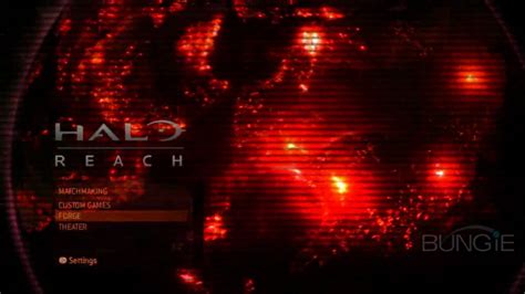 Halo Reach Main Menu YouTube