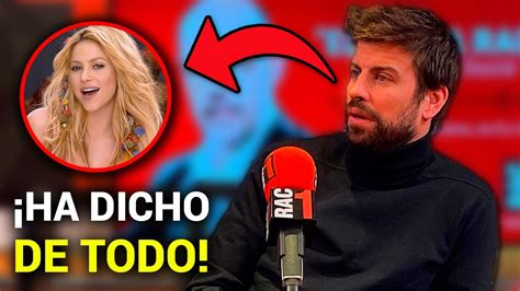 Tremendo Dardo De Piqu A Shakira En Su Primera Entrevista Youtube