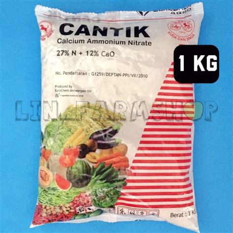 Pupuk Calsium Ammonium Nitrate Cantik 1 Kg Lazada Indonesia