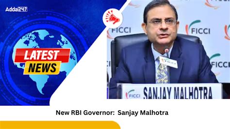 Sanjay Malhotra Appointed As New Rbi Governor