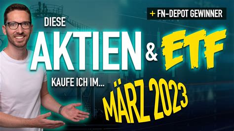 Diese AKTIEN ETF kaufe ich JETZT für 1000 März 2023 Aktien