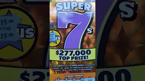 Super 7s 💜5x🧡7 Found Match Bonus Win💰 Texas Lottery Scratch Off