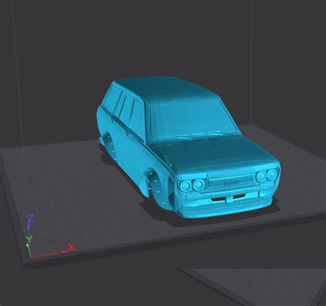 Stl File Datsun 510 Vagon Tuning 🚗 ・3d Printing Idea To Download・cults