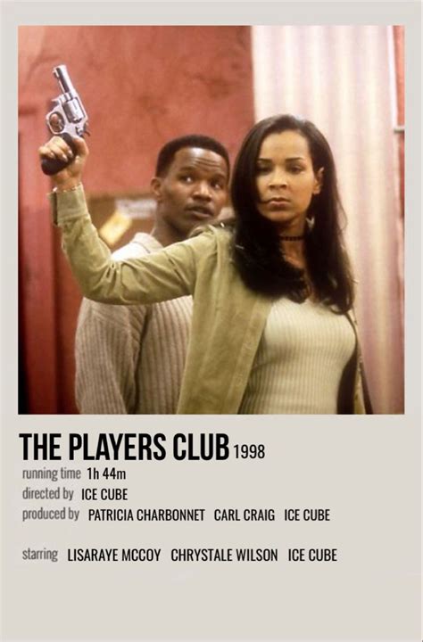 the players club | Black people movies, Film posters minimalist, Indie ...