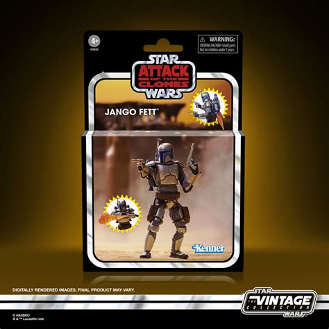 Star Wars The Vintage Collection Jango Fett Star Wars Attack Of The