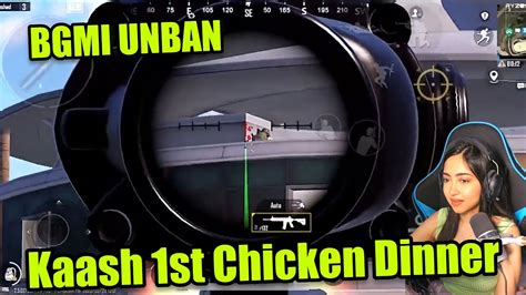 Kaash Plays St Match Winner Winner Chicken Dinner After Bgmi Unban