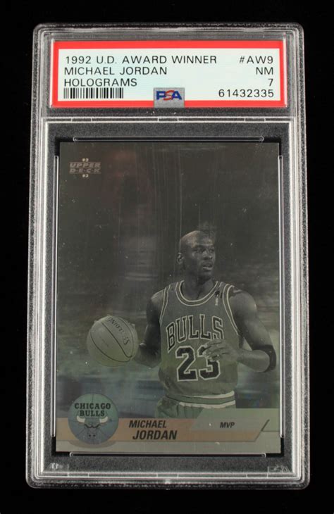 Michael Jordan Upper Deck Award Winner Holograms Aw Most