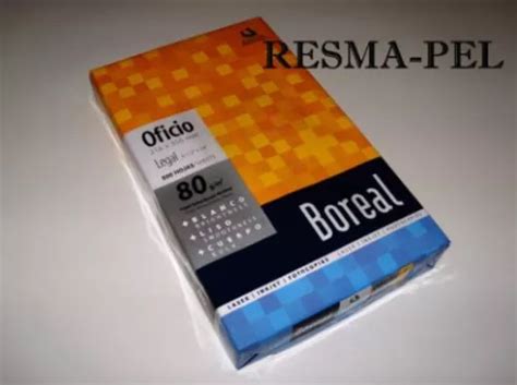 Resma Boreal Oficio Gr Consultar X Envios Sin Cargo