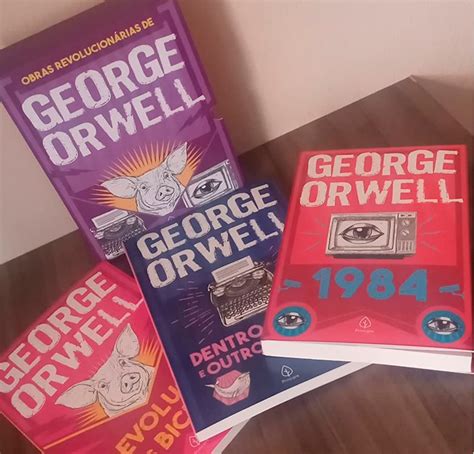 As obras revolucionárias de George Orwell Box 3 livros Aqui Tem