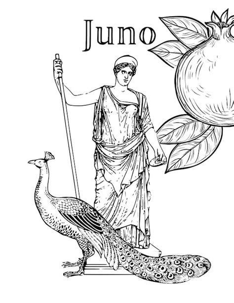 June Roman Goddess Printable Etsy