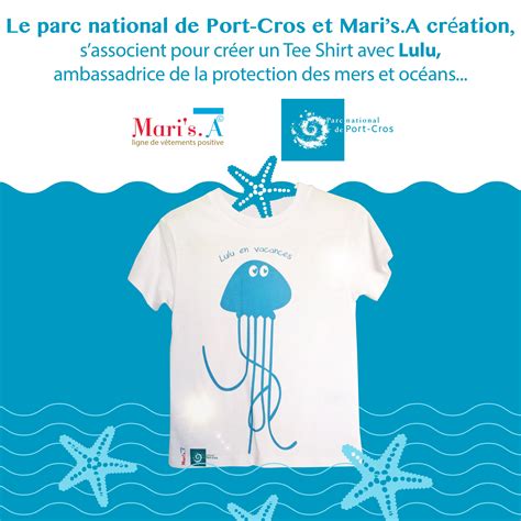 Tee Shirt Coton Bio Disponible Dans Les Boutiques De Porquerolles