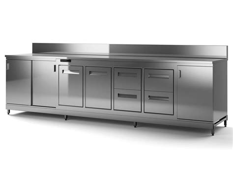 BACK BAR COUNTER Stainless steel bar counter By Abaco