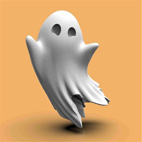 Cute Ghost 3d Models Download Creality Cloud