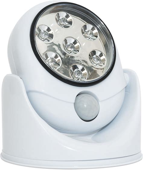 Led Outdoor Security Light In Home Swivel Battery Powered Motion