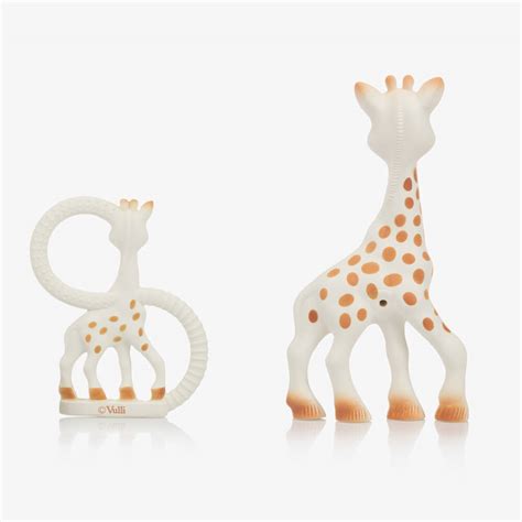 Sophie La Girafe Sophie Rubber Teething Toy T Set Childrensalon