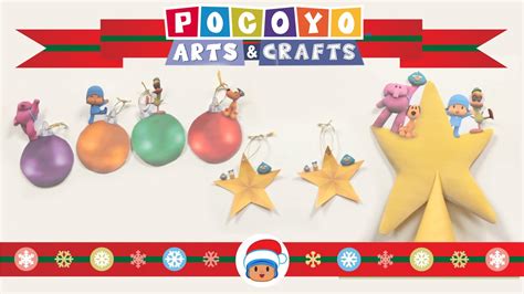 🎅pocoyo Em PortuguÊs Do Brasil📏 Arts And Crafts Decore A árvore De Natal Desenhos Animados