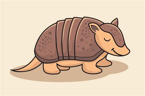 Armadillo Feliz De Dibujos Animados Vector Premium Images And Photos