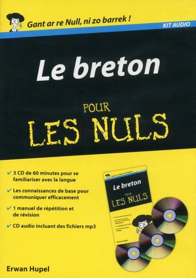 Pour Les Nuls Livret Avec 3 CD Audio Kit Audio Breton Pour Les Nuls