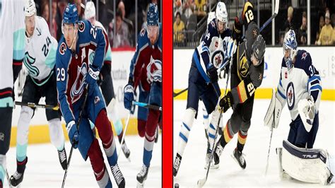 Golden Knights Vs Jets Avalanche Vs Kraken Playoff Series Predictions