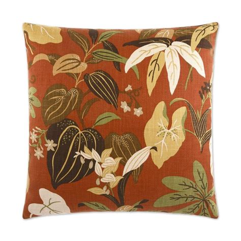 D V Kap Fabriano Pillow Available In 2 Colors Floral Throw Pillows