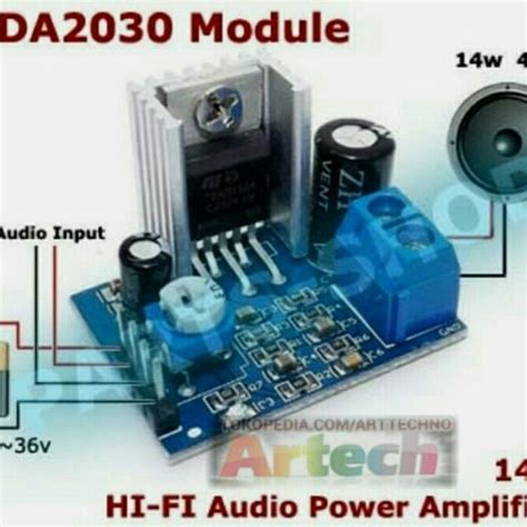 Jual Tda A Tda W Audio Power Amplifier V Tda Module