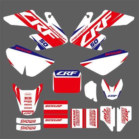 Team Graphics Decal Sticker For Honda Crf50f 2004 2012