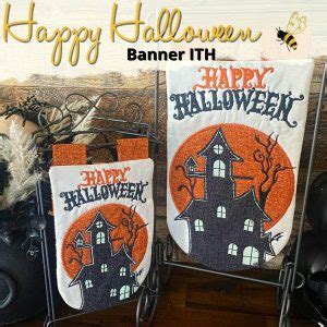 Happy Halloween Banner In The Hoop Sookie Sews