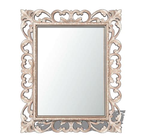 Decorative Rectangle Mirror With Wooden Pattern Sketchup Thousands Of