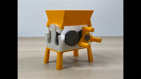 3d Printed Paper Shredder How Its Made Youtube