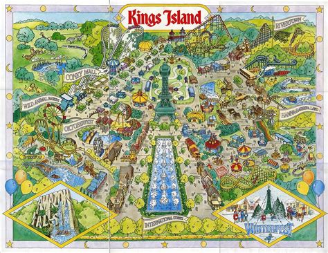 Kings Island 1988 Kings Island Kings Island Amusement Park Theme