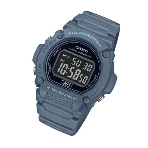 Reloj Casio Digital Plomo Hombre W Hc Bvdf Comsucre Online