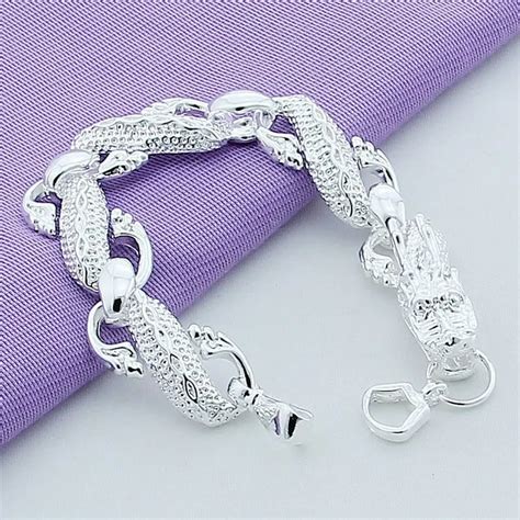 Aliexpress.com : Buy 925 Silver Bracelets Jewelry Fashion Silver Chain Bracelets Jewelry For ...